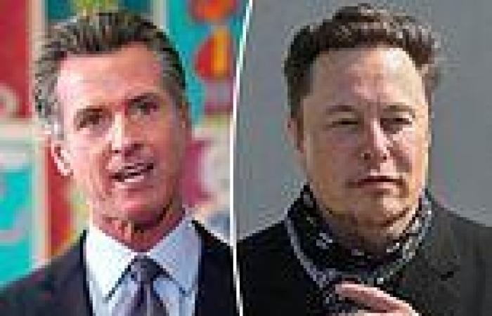 California Governor Gavin Newsom heaps praise on Elon Musk after blasting Tesla ...