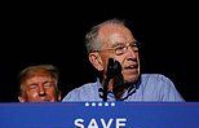 Trump endorses Chuck Grassley, 88, for his 8th Senate term, after he REFUSED to ...