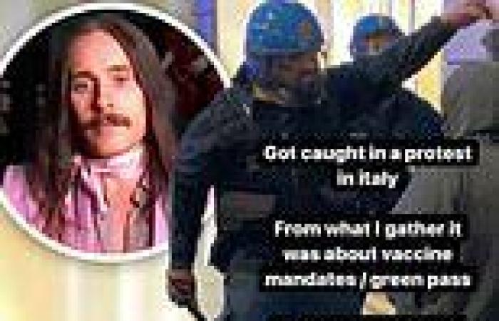 Jared Leto reveals he was TEAR GASSED in Italy while attending an vaccine ...