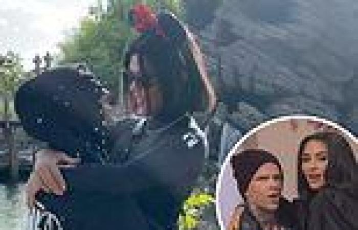 Kourtney Kardashian and Travis Barker can't stop the PDA even after sister Kim ...