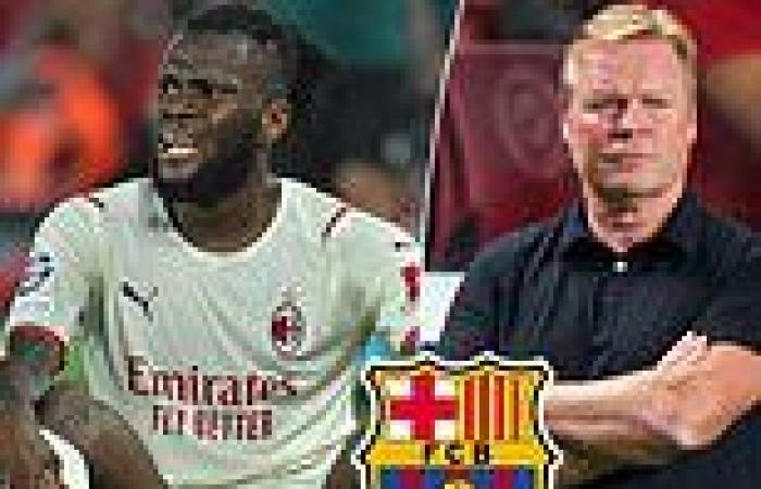 sport news Barcelona 'rival Manchester United to sign AC Milan's Franck Kessie'