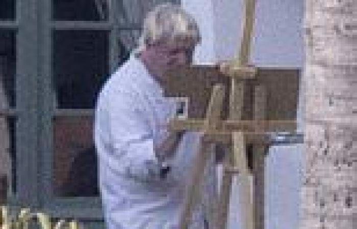 What's Boris painting? PM sparks hilarious social media reaction