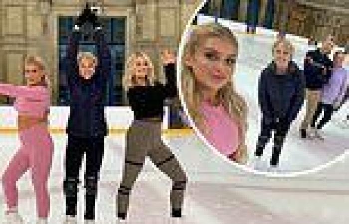 Sally Dynevor, Kimberly Wyatt and Liberty Poole pose as Dancing On Ice ...