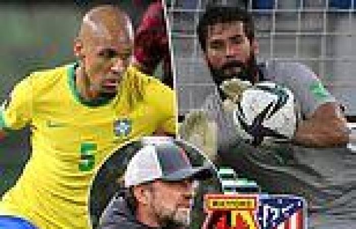 sport news Fabinho believes he and Alisson will miss Liverpool's clash with Watford due to ...
