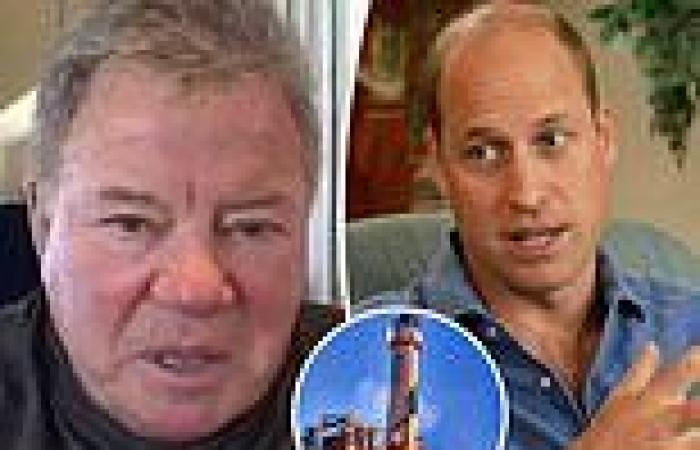 William Shatner says Prince William has 'wrong idea on space travel but backs ...