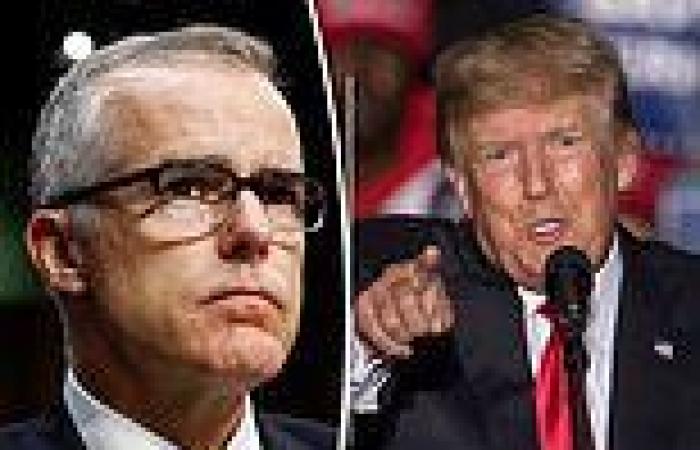 Andrew McCabe slams Trump for firing him two days before his retirement as he ...