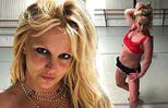 Britney Spears poses TOPLESS once again before sharing awkward dancing clip on ...