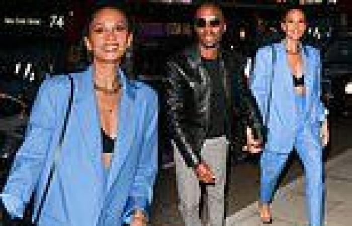 Alesha Dixon wows as she arrives at star-studded Fiorucci fashion party with ...
