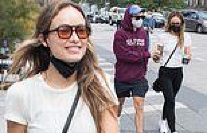 Olivia Wilde and Harry Styles stroll in New York after she flew out to spend ...