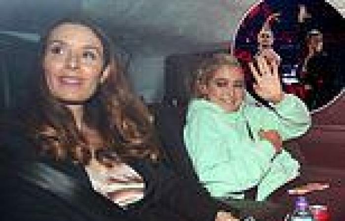 Tilly Ramsay is joined by glamorous mum Tana for departure from Strictly Come ...