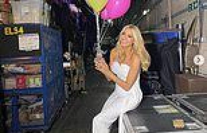 Tess Daly is a vision in strapless white jumpsuit as she hosts Strictly Come ...