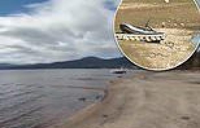 Severe drought sends Lake Tahoe water levels below natural rim
