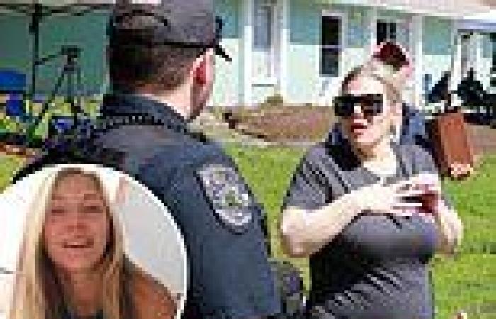 North Port police pay visit to protestors outside Brian Laundrie's parents' ...