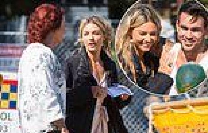 Sam Frost is spotted filming scenes for Home and Away after her anti-vax video ...