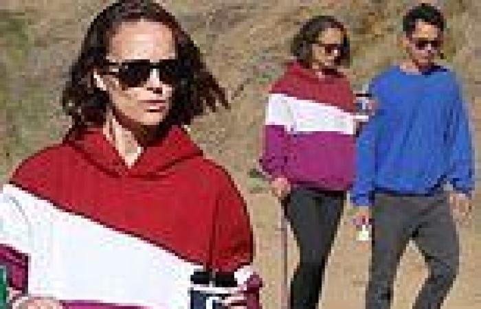 Natalie Portman is sporty and chic as she enjoys a hike with actor pal Max ...