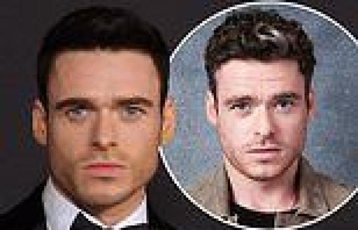 Richard Madden shows off freshy dyed dark brown locks at the premiere of ...