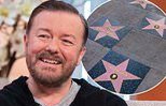 Ricky Gervais to receive star on Hollywood Walk of Fame