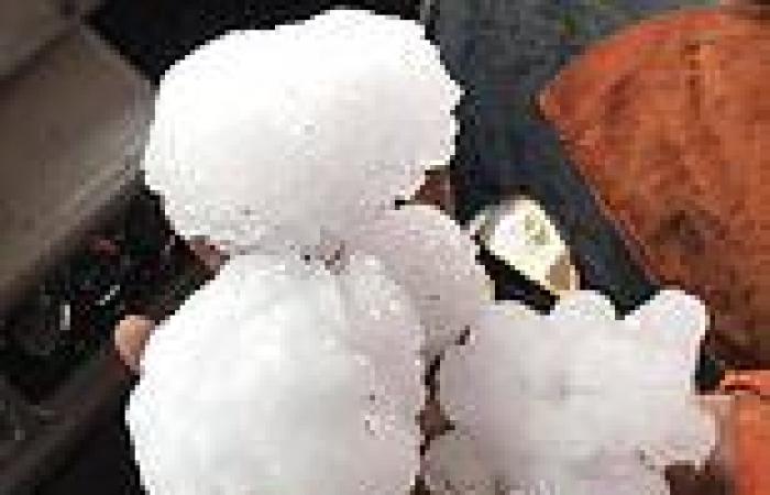 Queensland is battered by the biggest ever hail to hit Australia with stones ...