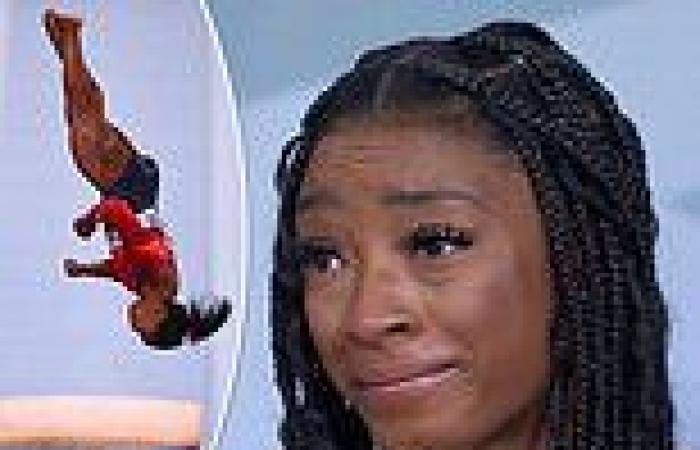sport news Simone Biles breaks down in tears discussing inability to do stunts she's done ...