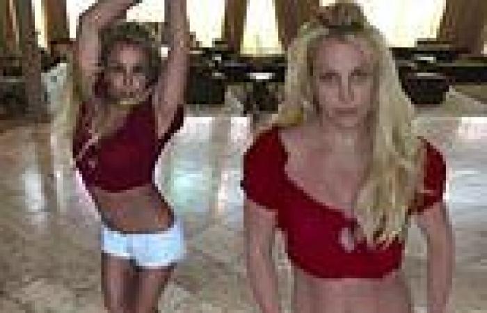Britney Spears marvels at her recent weight loss as she shows off her toned ...