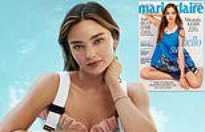 Miranda Kerr poses in eclectic fashion editorial for Marie Claire Australia ...