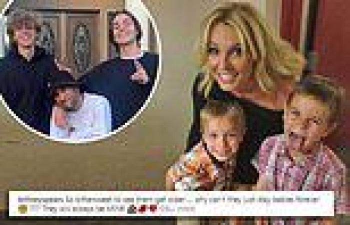 Britney Spears says it's 'bittersweet' seeing sons Sean, 16, and Jayden, 15, ...