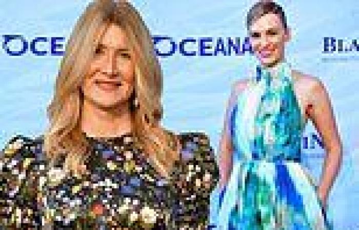January Jones and Laura Dern attend Oceana's 14th Annual SeaChange Summer ...
