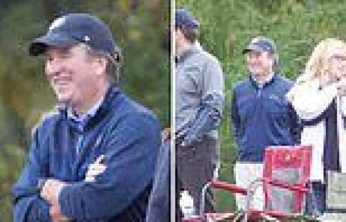 Justice Brett Kavanaugh is all smiles as he watches his old high school team ...