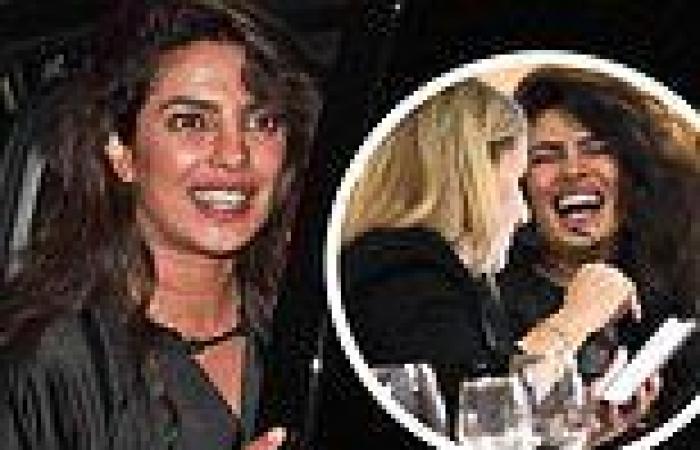 Priyanka Chopra shares a hearty laugh with friends while dining alfresco at ...