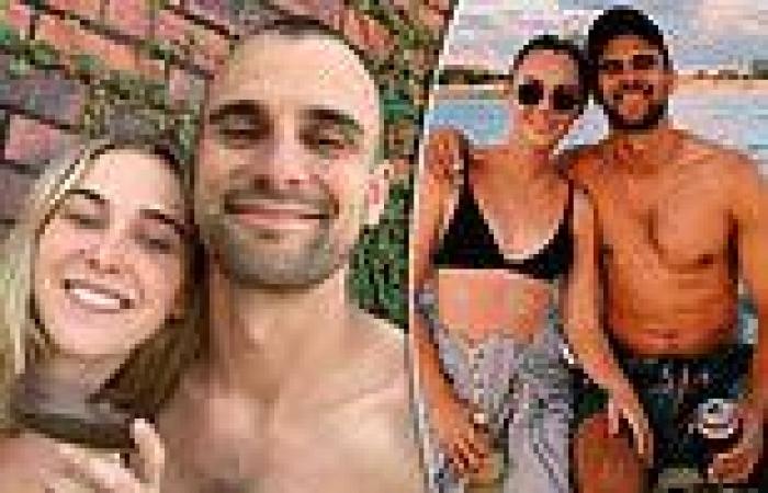 AFL West Coast Eagles star Dom Sheed announces his engagement to Brooke Parker