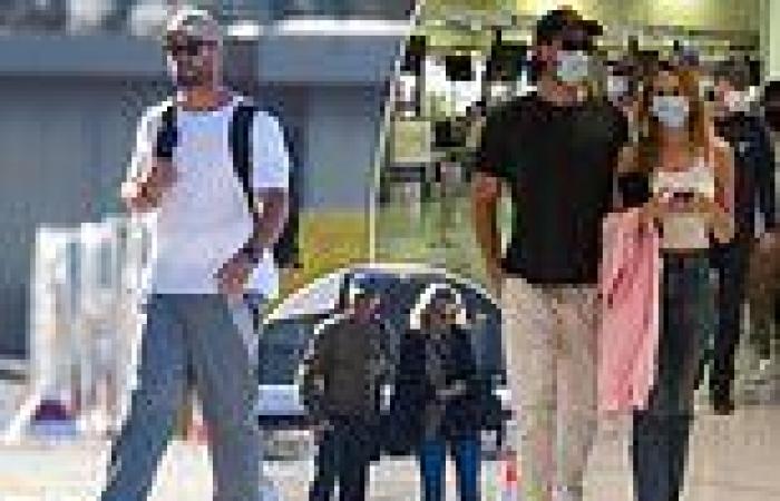 Chris and Liam Hemsworth fly down to Sydney with Gabriella Brooks and their ...