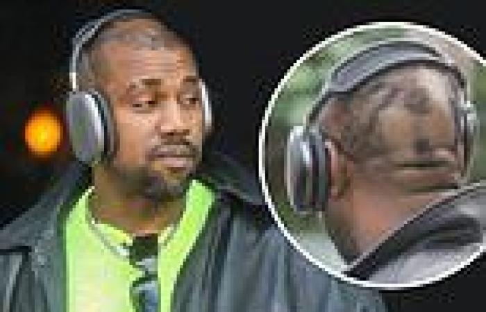 Kanye West unmasked! Rapper takes off prosthetic disguise to reveal bizarre ...