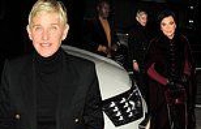 Ellen DeGeneres tags along with friends Kris Jenner and Corey Gamble at Craig's ...
