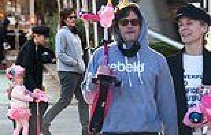 Norman Reedus and fiancée Diane Kruger take a NYC stroll with their ...