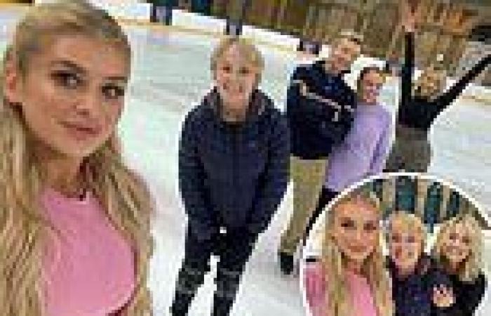 Love Island's Liberty Poole preps for Dancing On Ice with Sally Dynevor and ...