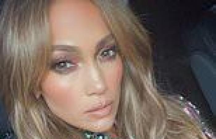 Jennifer Lopez lets her beauty speak for herself as she dons dazzling frock in ...