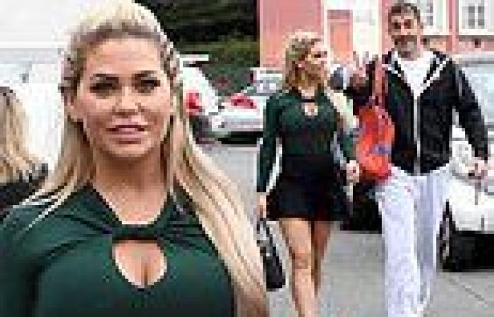 Bianca Gascoigne wows in a thigh-skimming skirt as she leaves Dancing With The ...