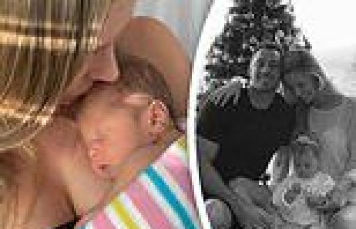 Jennifer Hawkins and her husband Jake Wall welcome their second child together