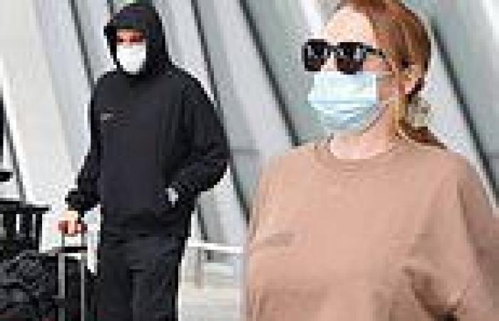 Lindsay Lohan spotted with rumored boyfriend Bader Shammas wearing his and hers ...