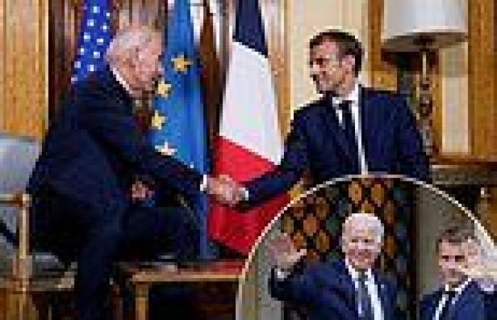 Macron declares 'trust is like love' and needs PROOF after Biden all but ...