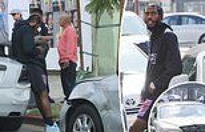 Iman Shumpert's pricey Rolls Royce gets smashed in four-car fender bender on ...