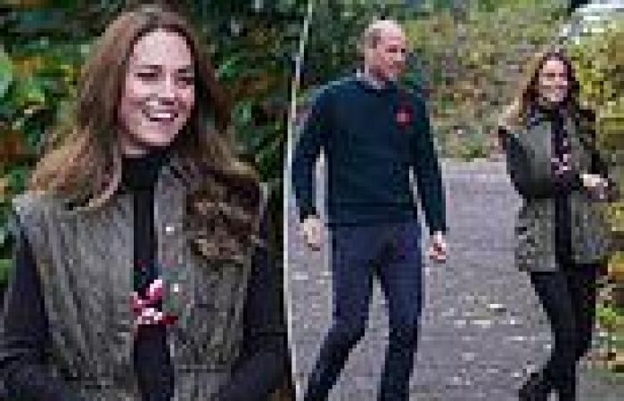 Down-to-earth Duchess! Kate Middleton  is joined by Prince William for first ...