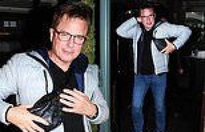 John Barrowman cuts a casual figure as he enjoys a night out at The Ivy