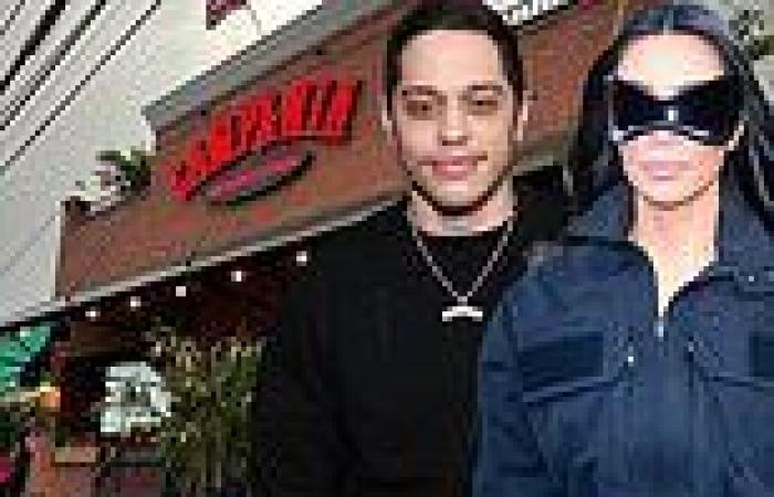 Pete Davidson woos Kim Kardashian at a local pizzeria in Staten Island... days ...