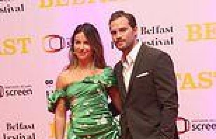 Jamie Dornan cosies up to stunning wife Amelia as they attend the star-studded ...