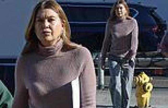 Ellen Pompeo pictured for first time since it was claimed she 'received $5M ...