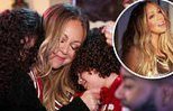 Mariah Carey's twins Moroccan and Monroe, 10, appear in her new holiday music ...