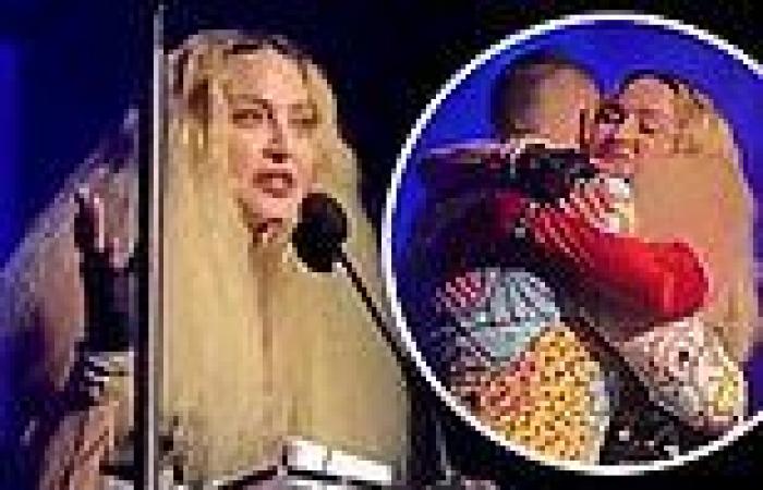 Madonna makes a surprise appearance at the 2021 amfAR Gala in LA to honor ...