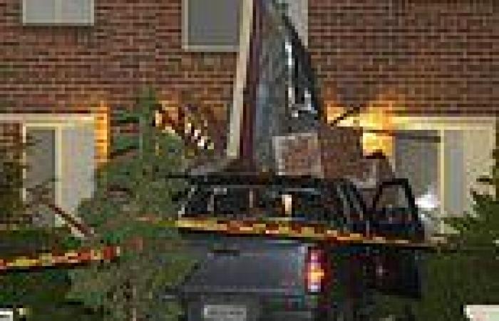 Moment ute crashes into Glenwood home in Sydney's northwest before its driver ...