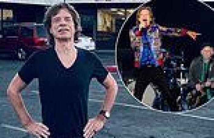 Sir Mick Jagger, 78, takes in the world famous sights of Las Vegas during break ...